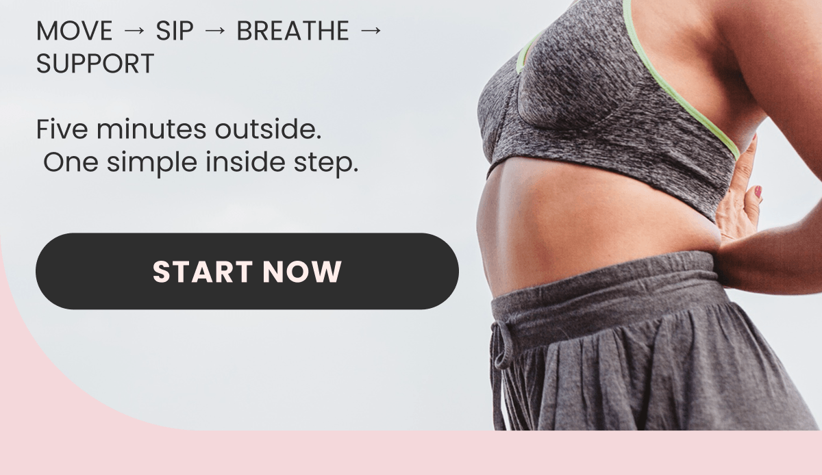 NO 12-STEP “DETOX.” NO WEEK-LONG CLEANSE.