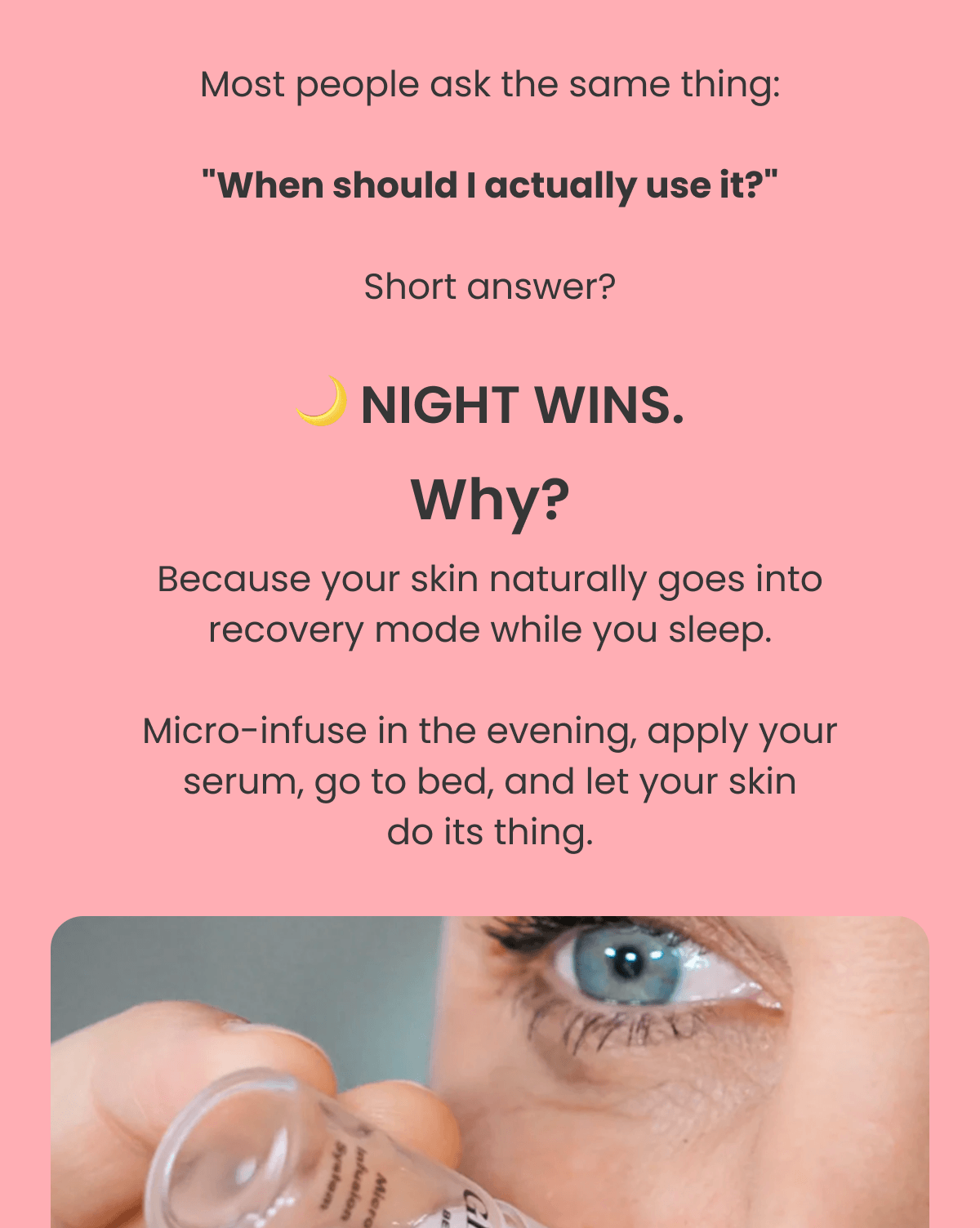 Most people ask the same thing:  "When should I actually use it?"