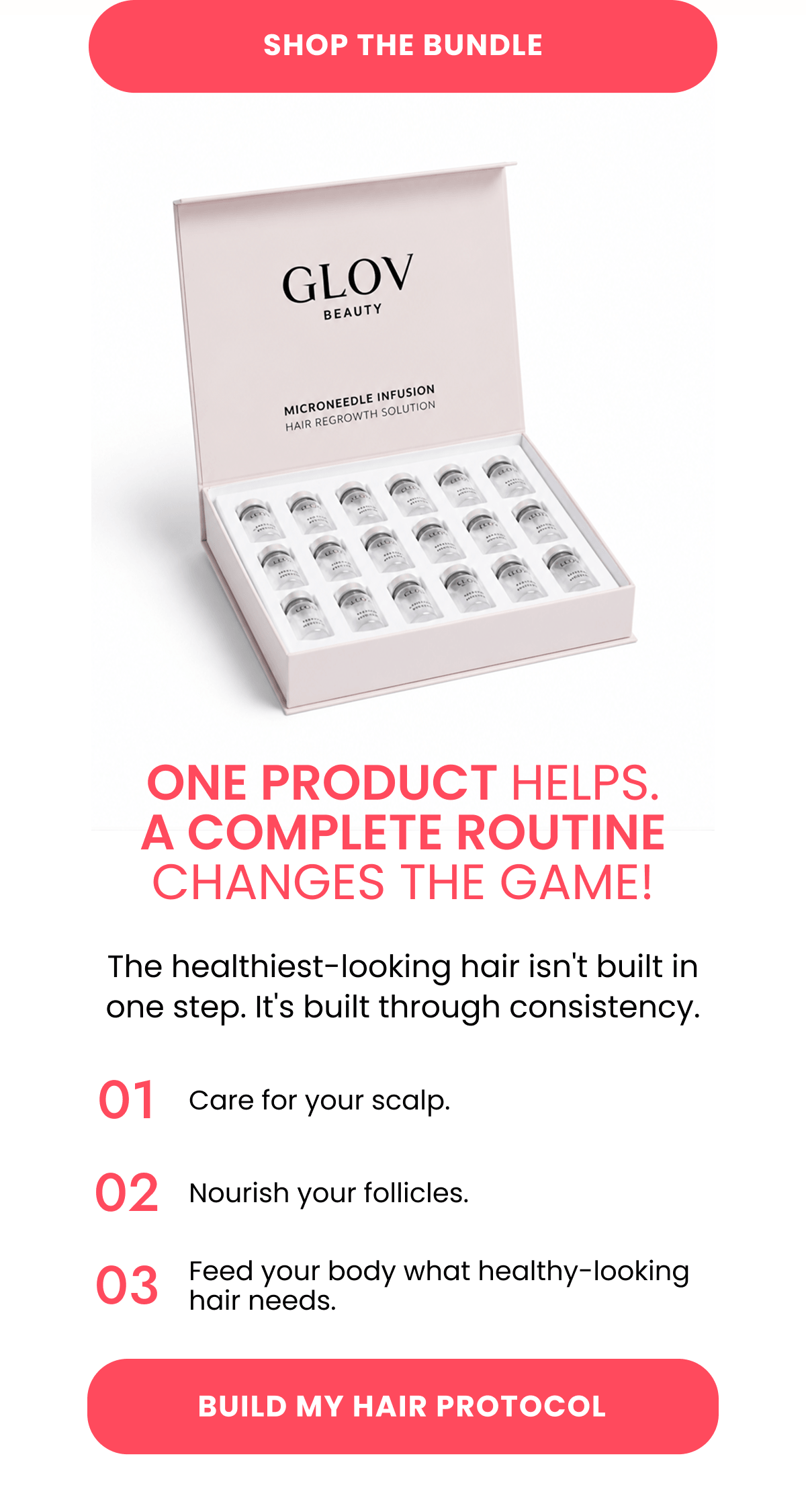 ONE PRODUCT HELPS. A COMPLETE ROUTINE CHANGES THE GAME!