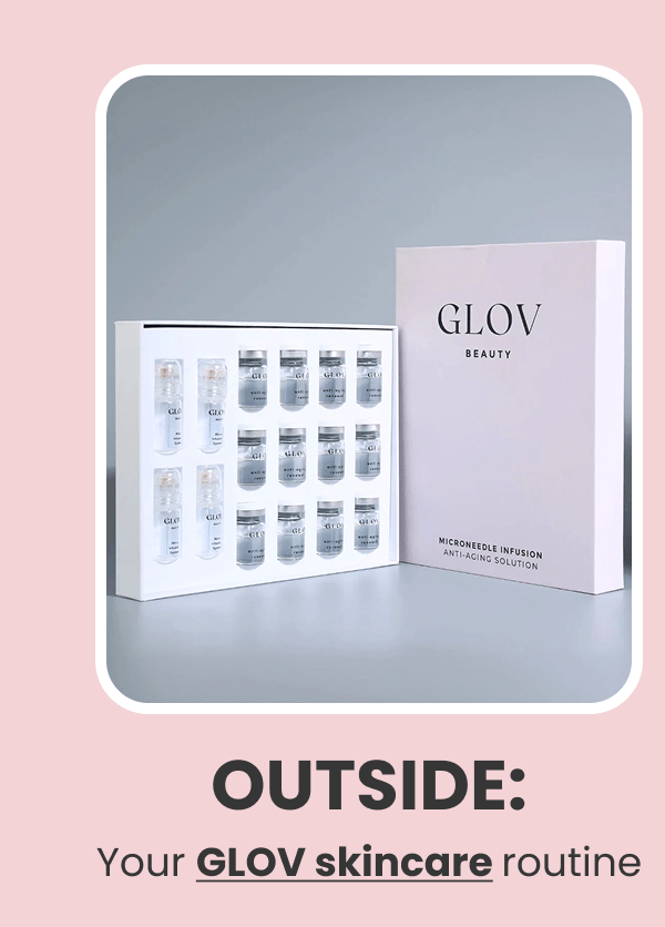 OUTSIDE:  Your GLOV skincare routine