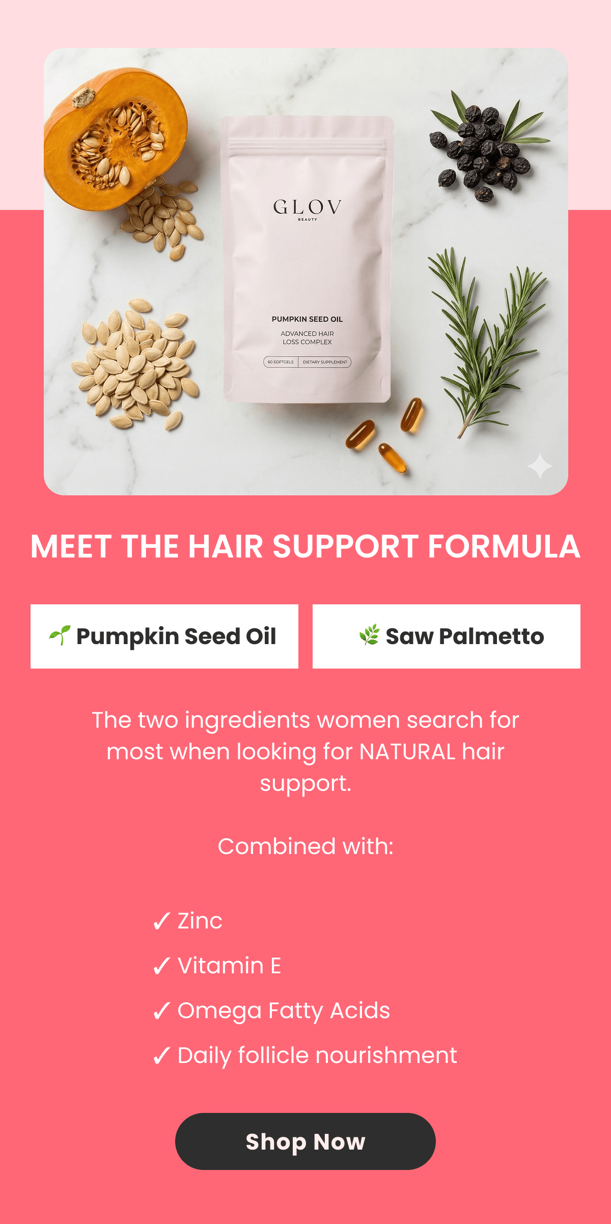 MEET THE HAIR SUPPORT FORMULA