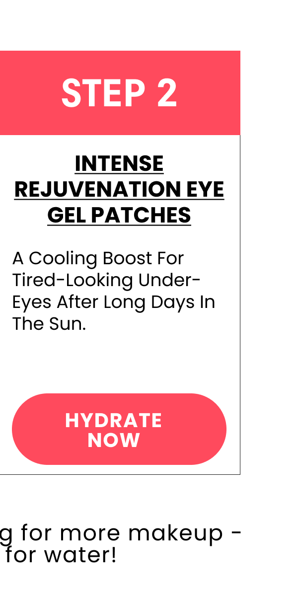 STEP 2 INTENSE REJUVENATION EYE GEL PATCHES