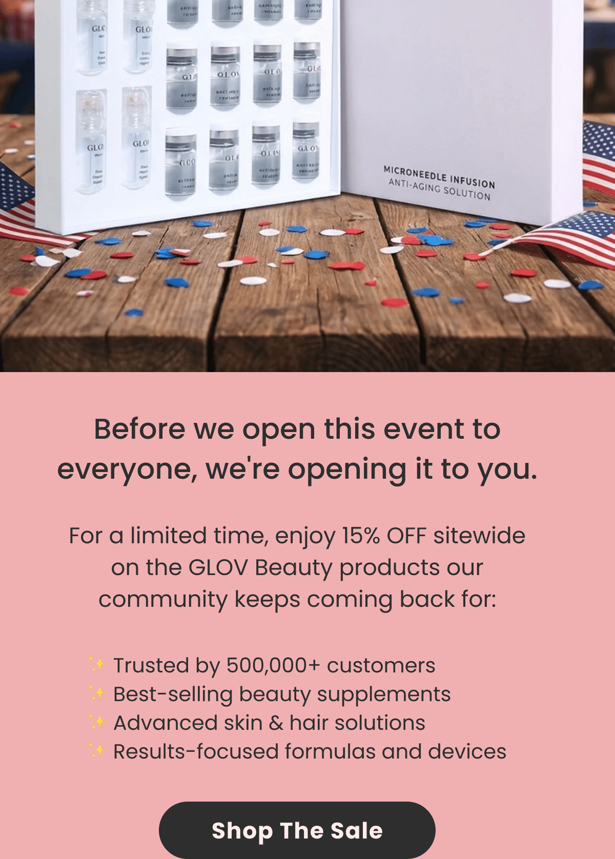 Before we open this event to everyone, we're opening it to you.