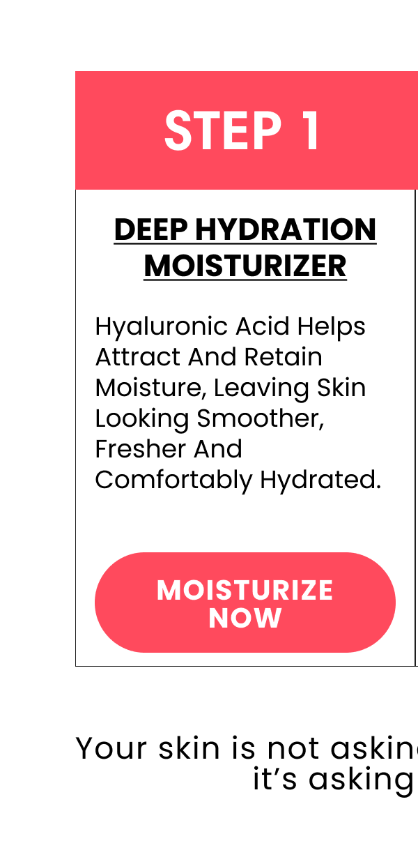 STEP 1 DEEP HYDRATION MOISTURIZER