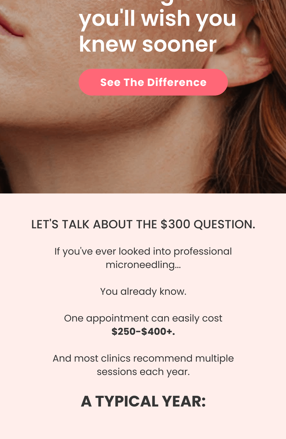 LET'S TALK ABOUT THE $300 QUESTION.