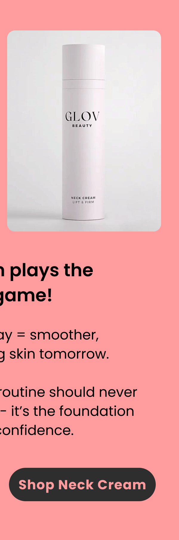 Hydration today = smoother, younger-looking skin tomorrow.