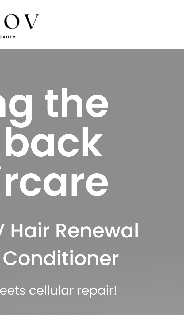 Putting the Care back in Haircare Meet the Hair Renewal Shampoo & Conditioner where cleansing meets cellular repair!