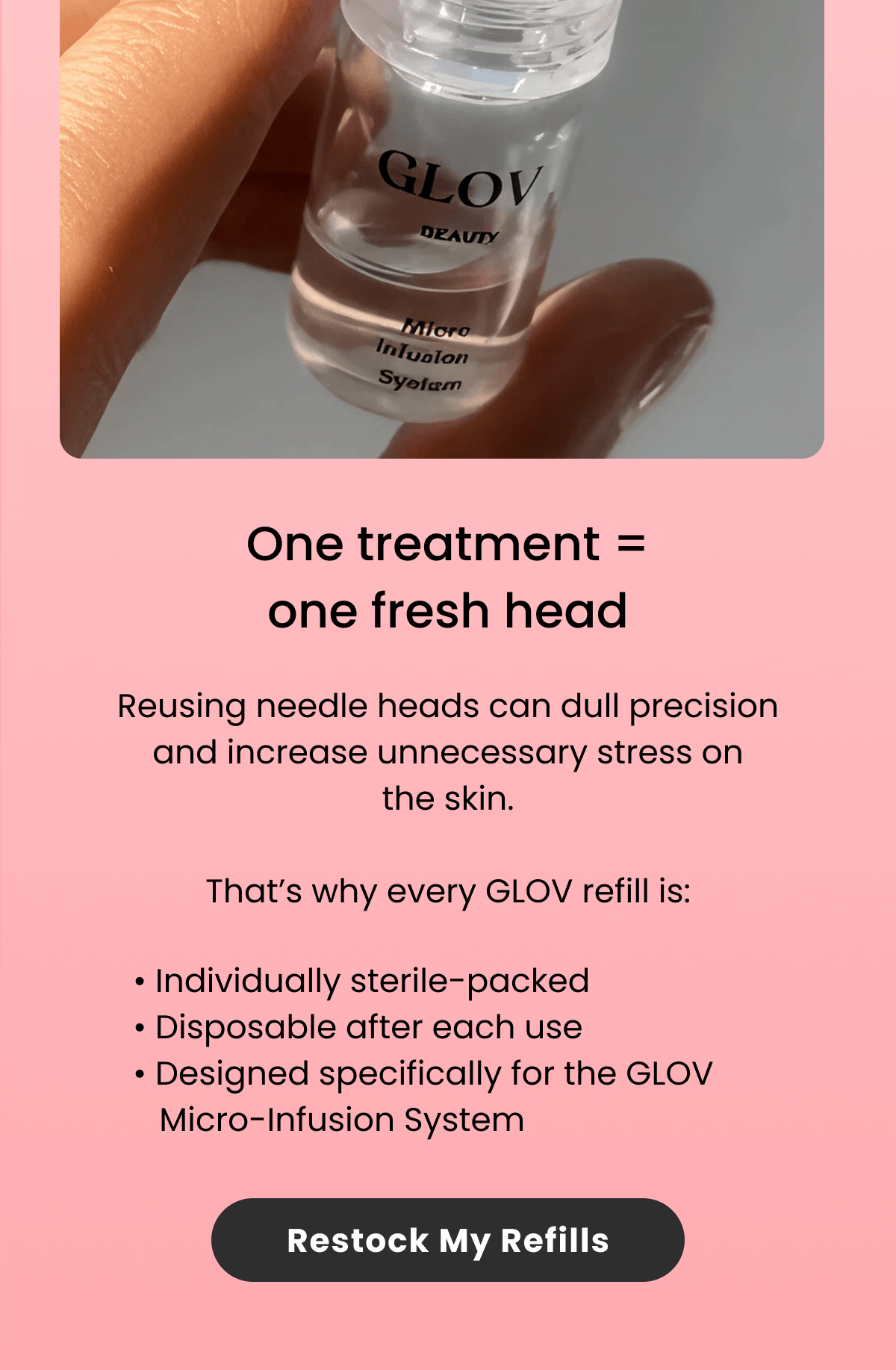 One treatment = one fresh head