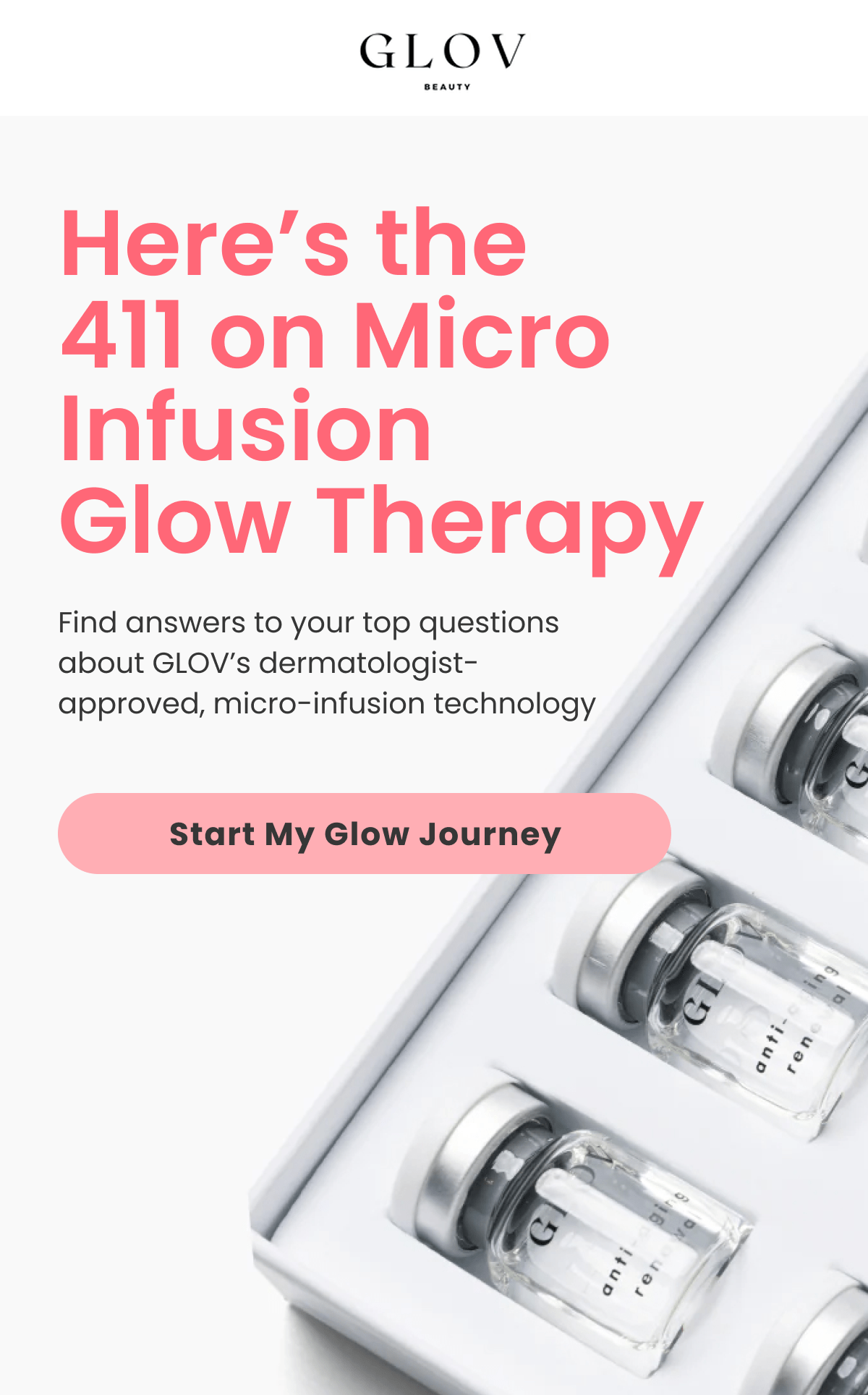 Here's the 411 on Micro Infusion Glow Therapy Find answers to your top questions about dermatologist-approved, micro-infusion technology