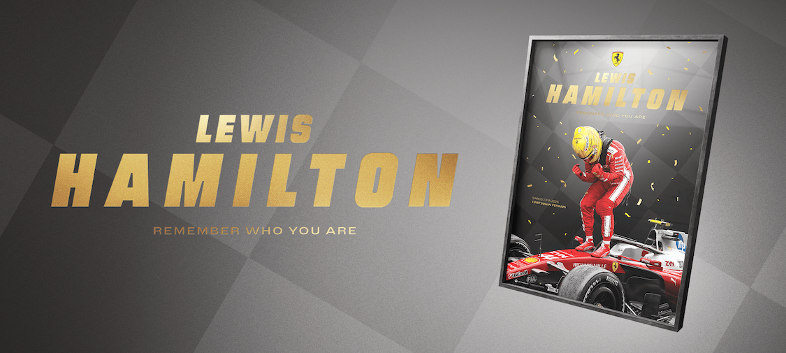 Scuderia Ferrari HP | Lewis Hamilton | Barcelona 2026 Victory | Exclusive Poster