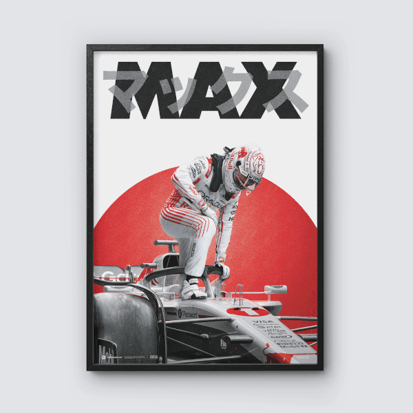Oracle Red Bull Racing | Max Verstappen Suzuka 2025 | Official Poster
