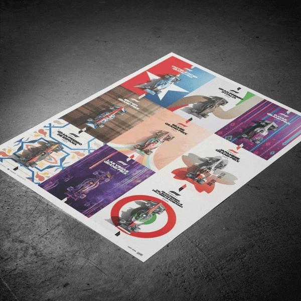 Formula 1® 75th Anniversary | The Year at a Glance | Official Poster