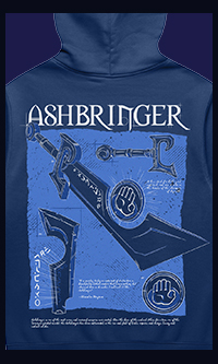 World of Warcraft Ashbringer Blue Pullover Hoodie