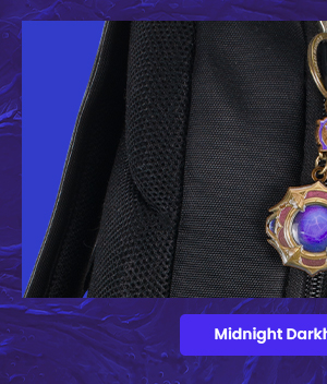 Midnight Darkheart Keychain