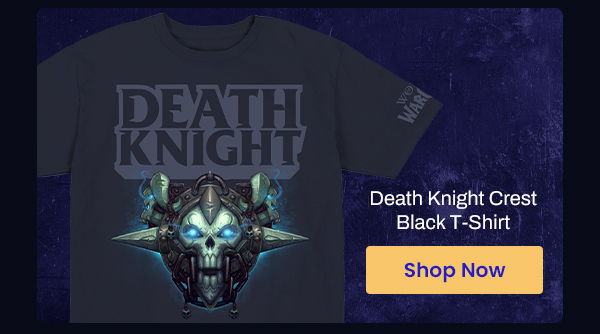 Death Knight Crest Black T-Shirt | Shop Now