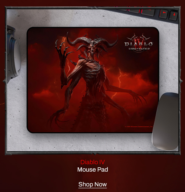 Diablo IV Mouse Pad | Shop Now