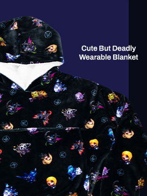 Cute But Deadly Wearable Blanket