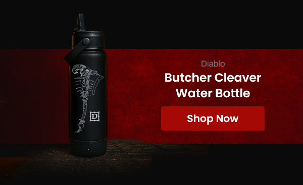 Diablo Butcher Cleaver Water Bottle | Shop Now