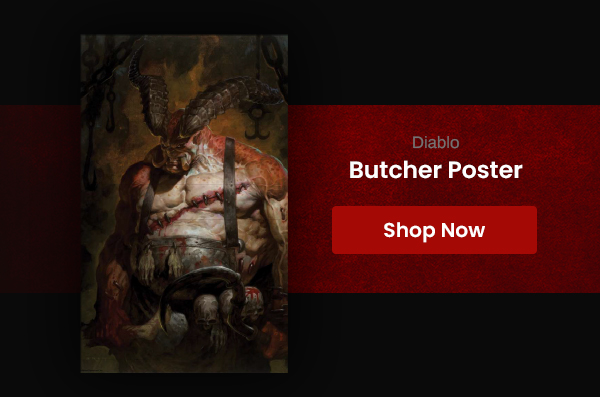 Diablo Butcher Poster | Shop Now