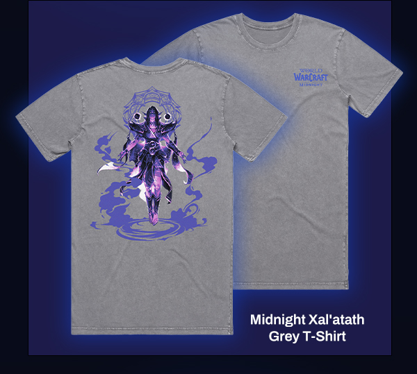 Midnight Xal'atath Grey T-Shirt