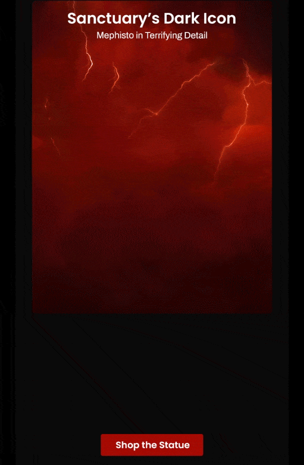 Sanctuary’s Dark Icon Mephisto in Terrifying Detail | Shop The Statue