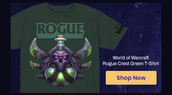World of Warcraft Hunter Crest Green T-Shirt | Shop Now