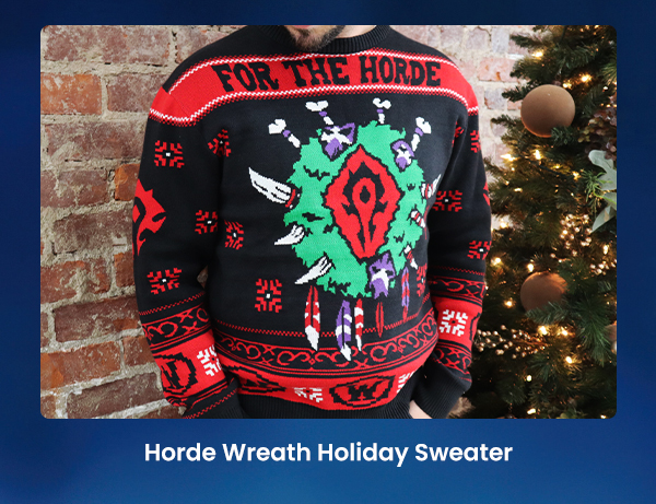 Horde Wreath Holiday Sweater