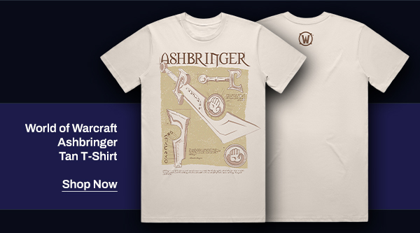 World of Warcraft Ashbringer Tan T-Shirt | Shop Now