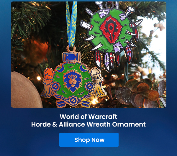 World of Warcraft Horde & Alliance Wreath Ornament | Shop Now