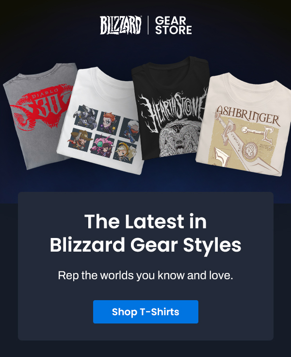 Blizzard Gear Store | The Latest in Blizzard Gear Store Styles | Shop T-Shirts