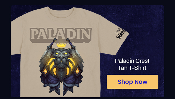 Paladin Crest Tan T-Shirt | Shop Now