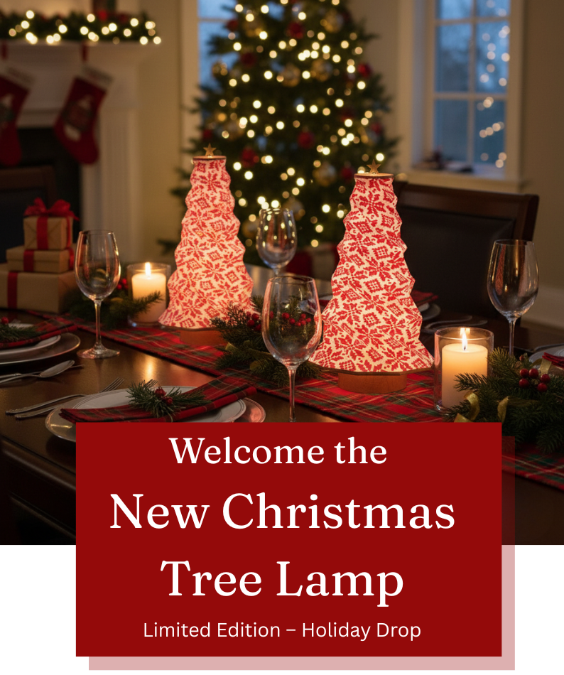 Welcome Christams Tree Lamp