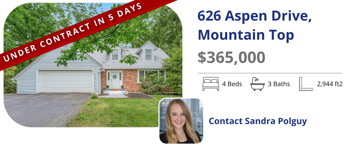homes for sale in mountain top