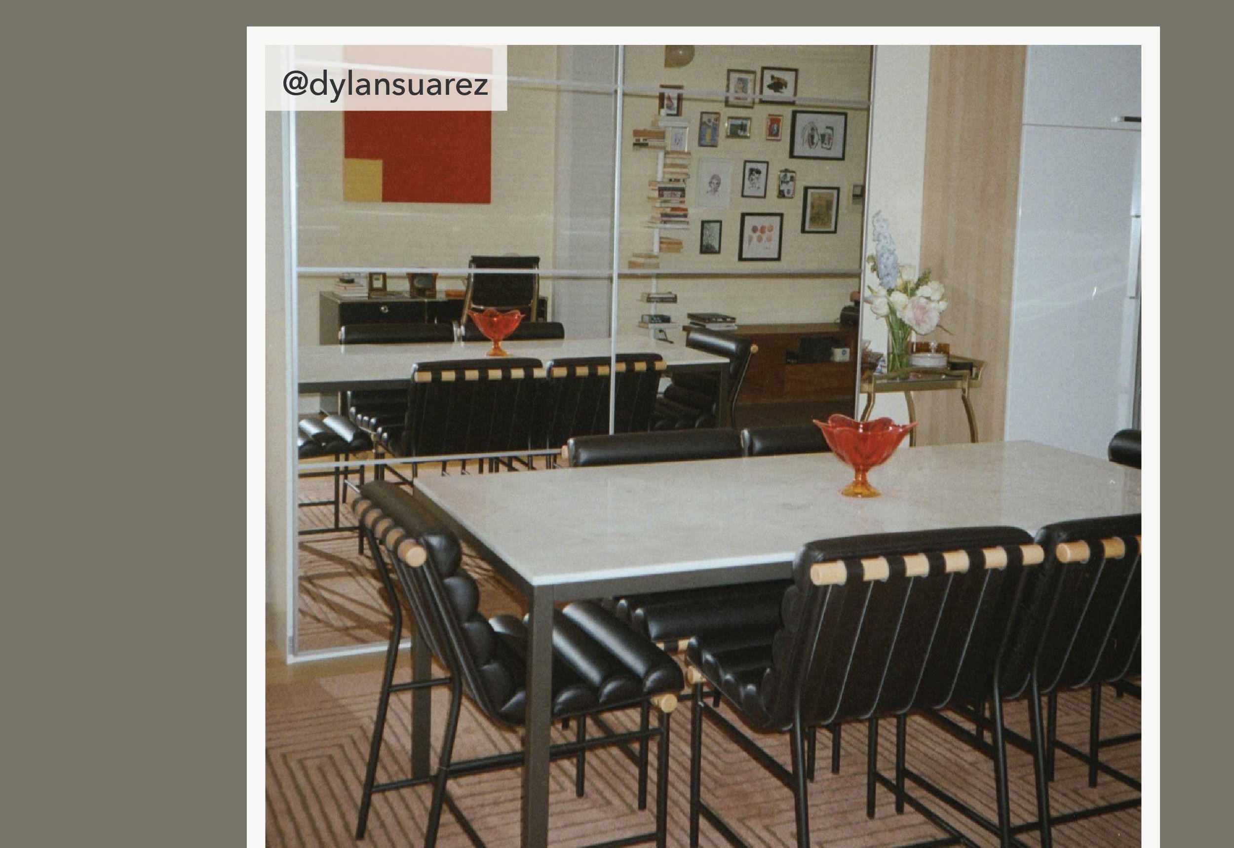 Vail Dining Chair in leather