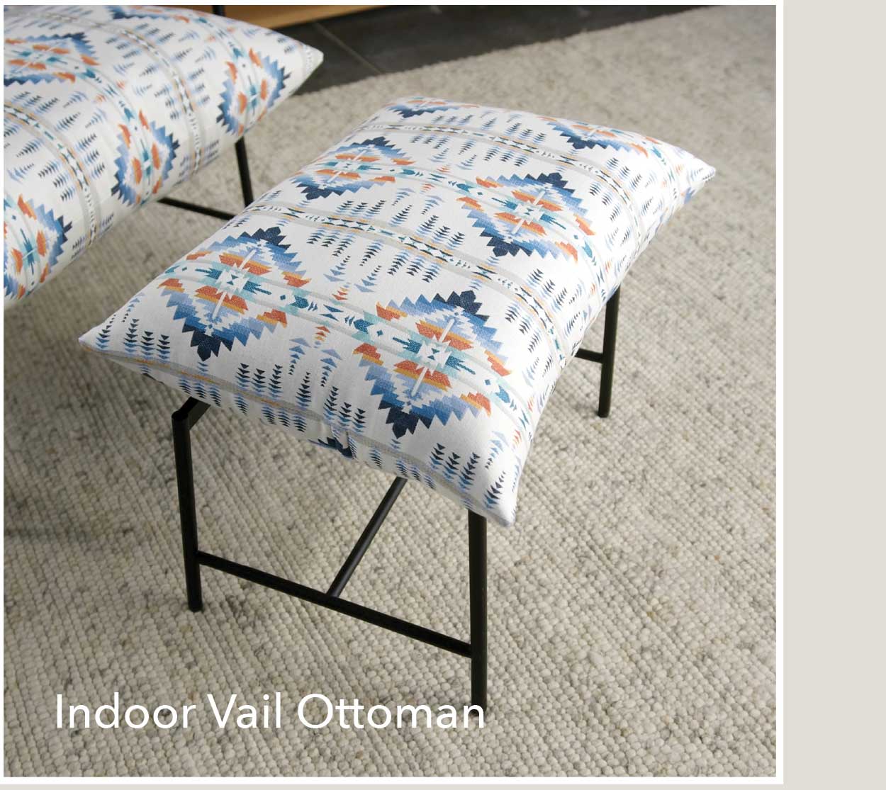 Indoor Vail Ottoman 