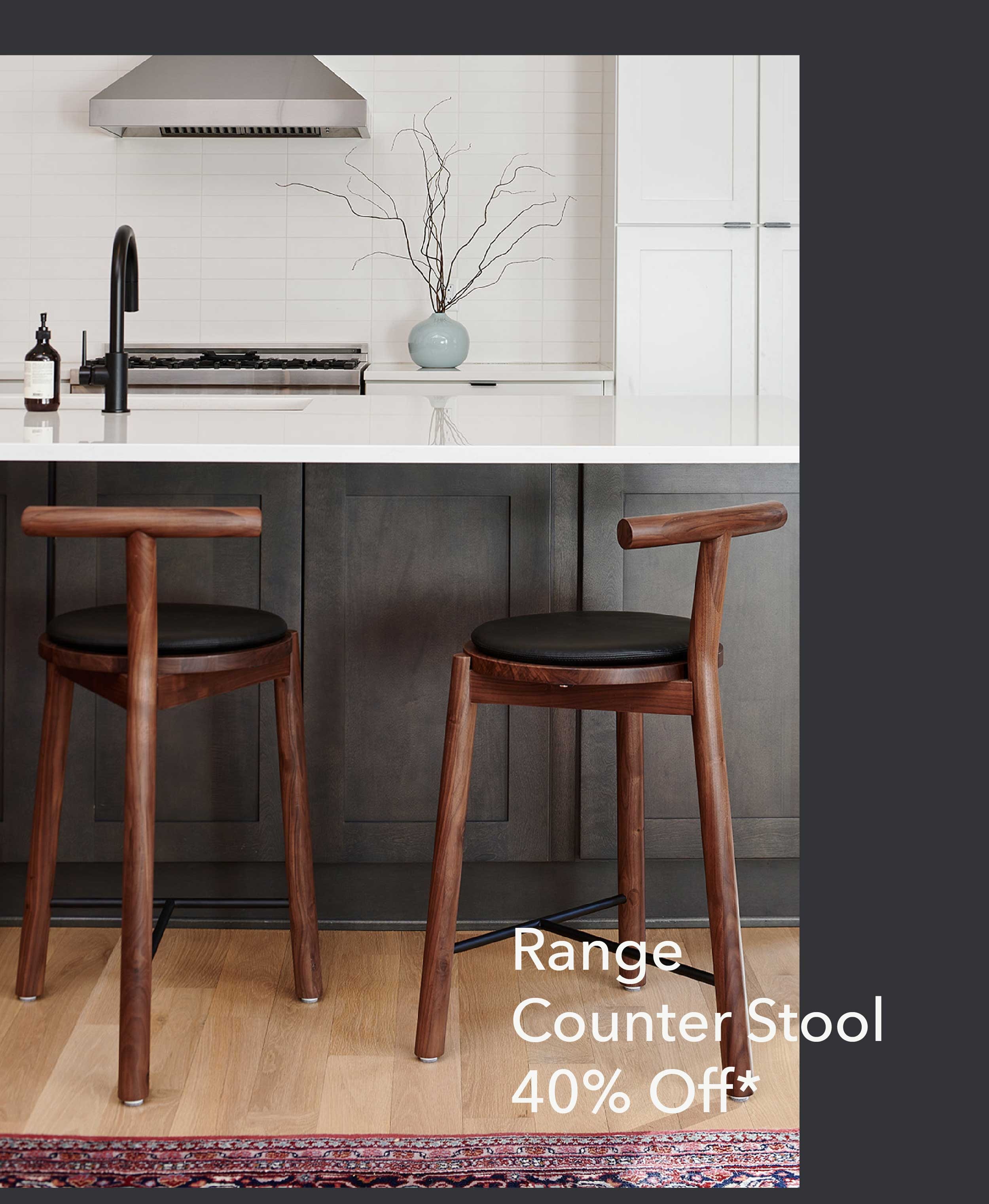 Range Counter Stool 40% off*
