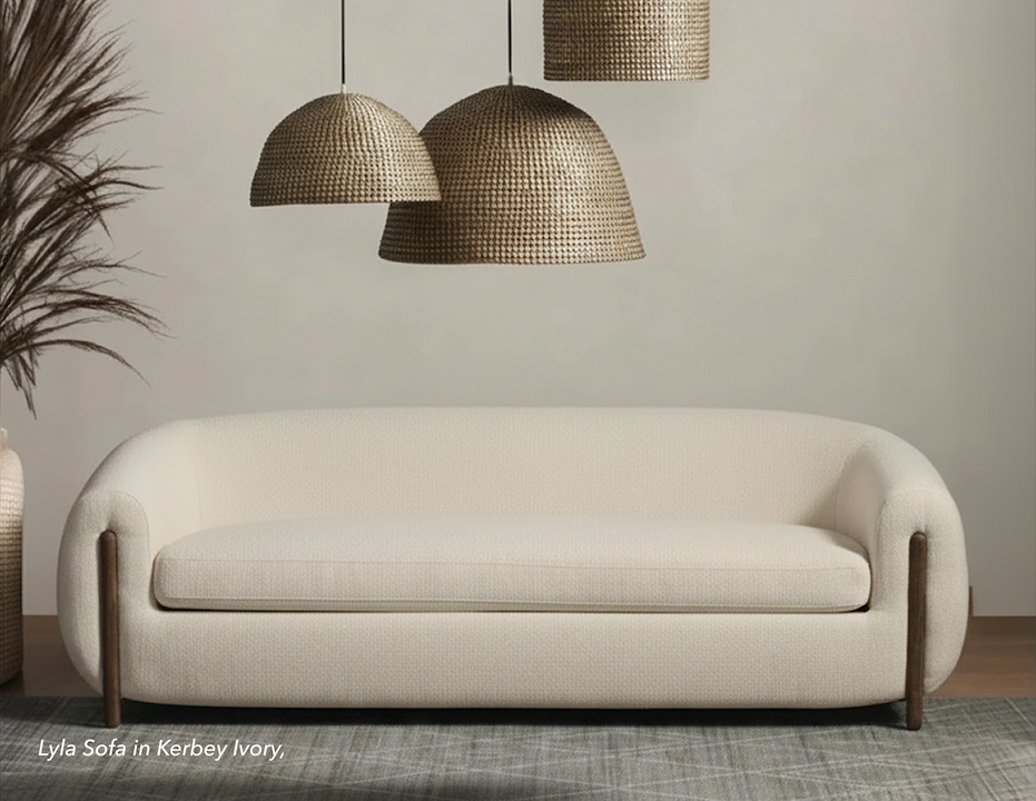 Lyla Sofa in Kerbey Ivory,