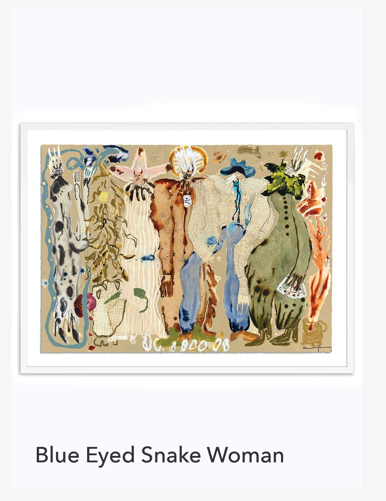 Blue Eyed Snake Woman