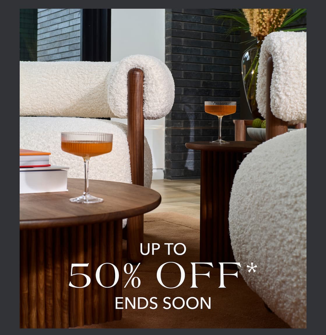 Up to 50% off* ends soon