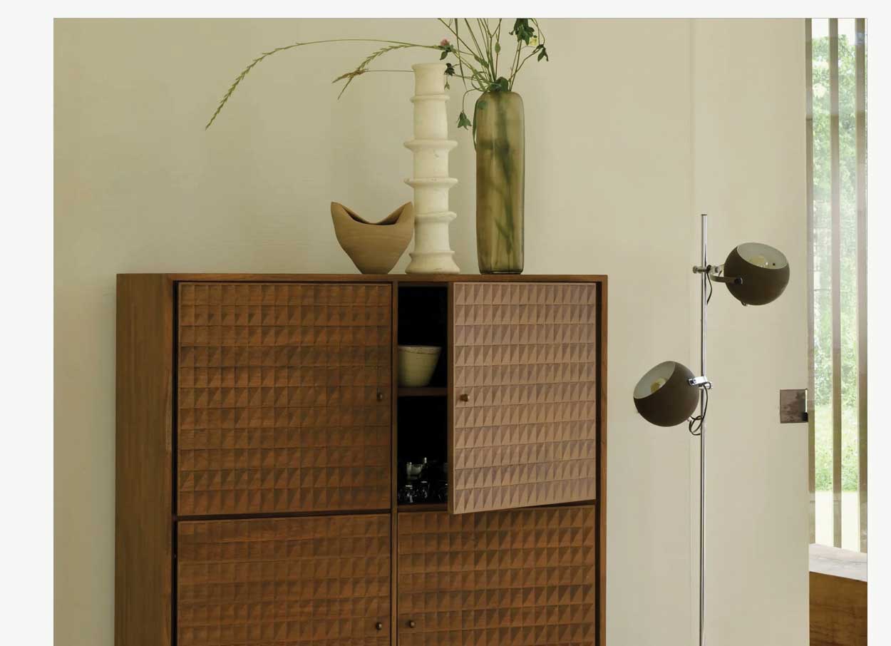 Sono Cupboard in Teak Light Brown
