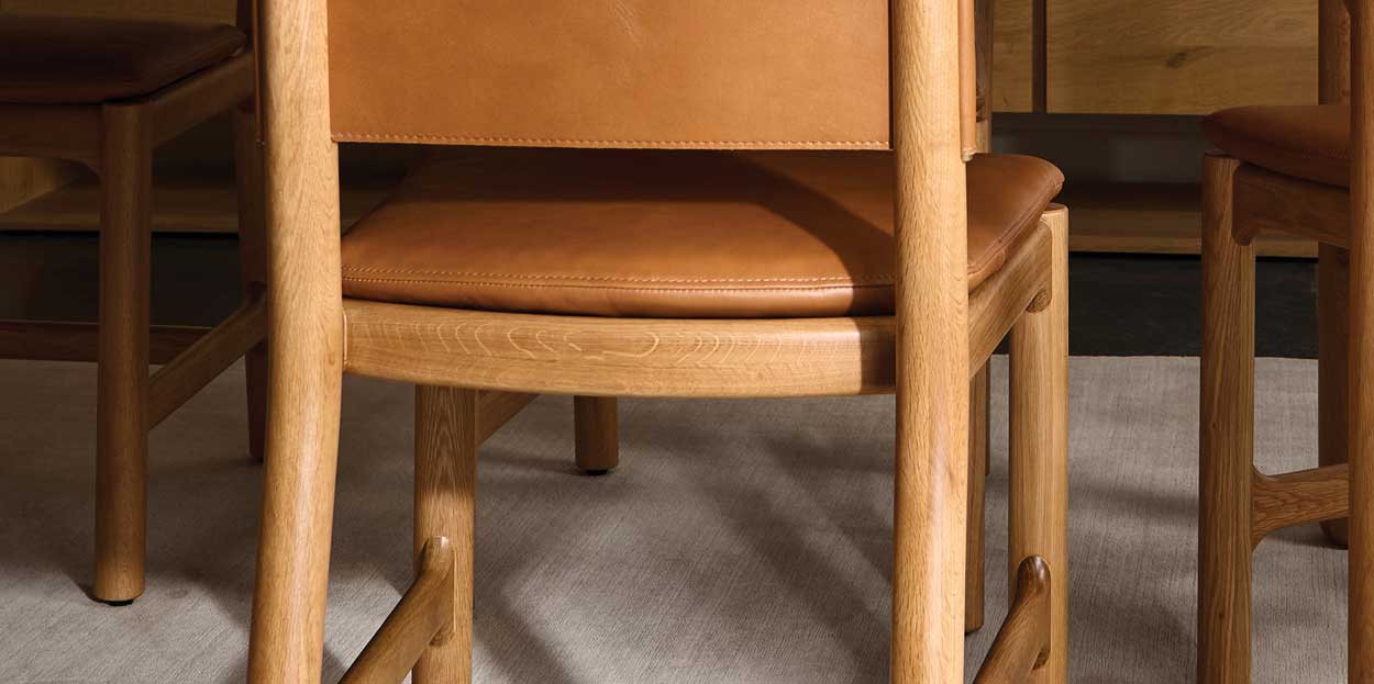 Dillon Dining Scene in White Oak