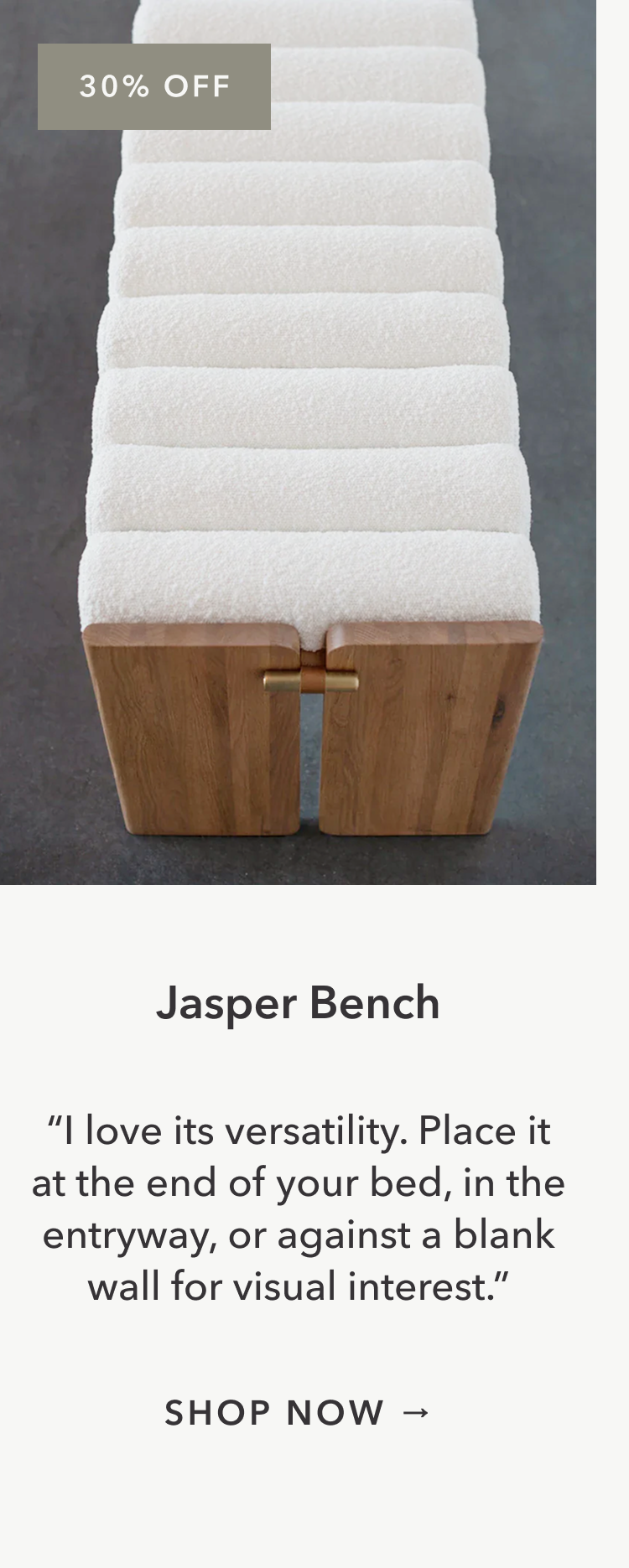 Jasper Bench   