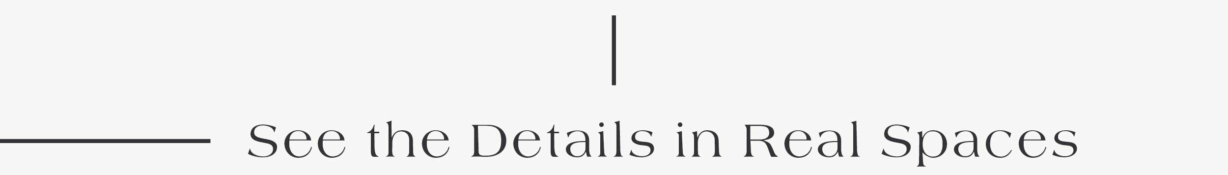 See the Details in Real Spaces