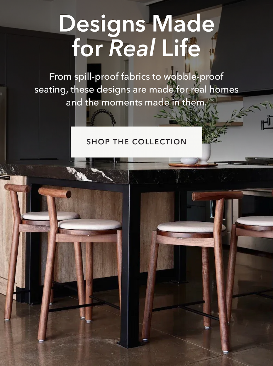 Designs Moms Actually Want —&nbsp;From spill-proof fabrics to anti-wobble stools, these were designed for real life and real families.