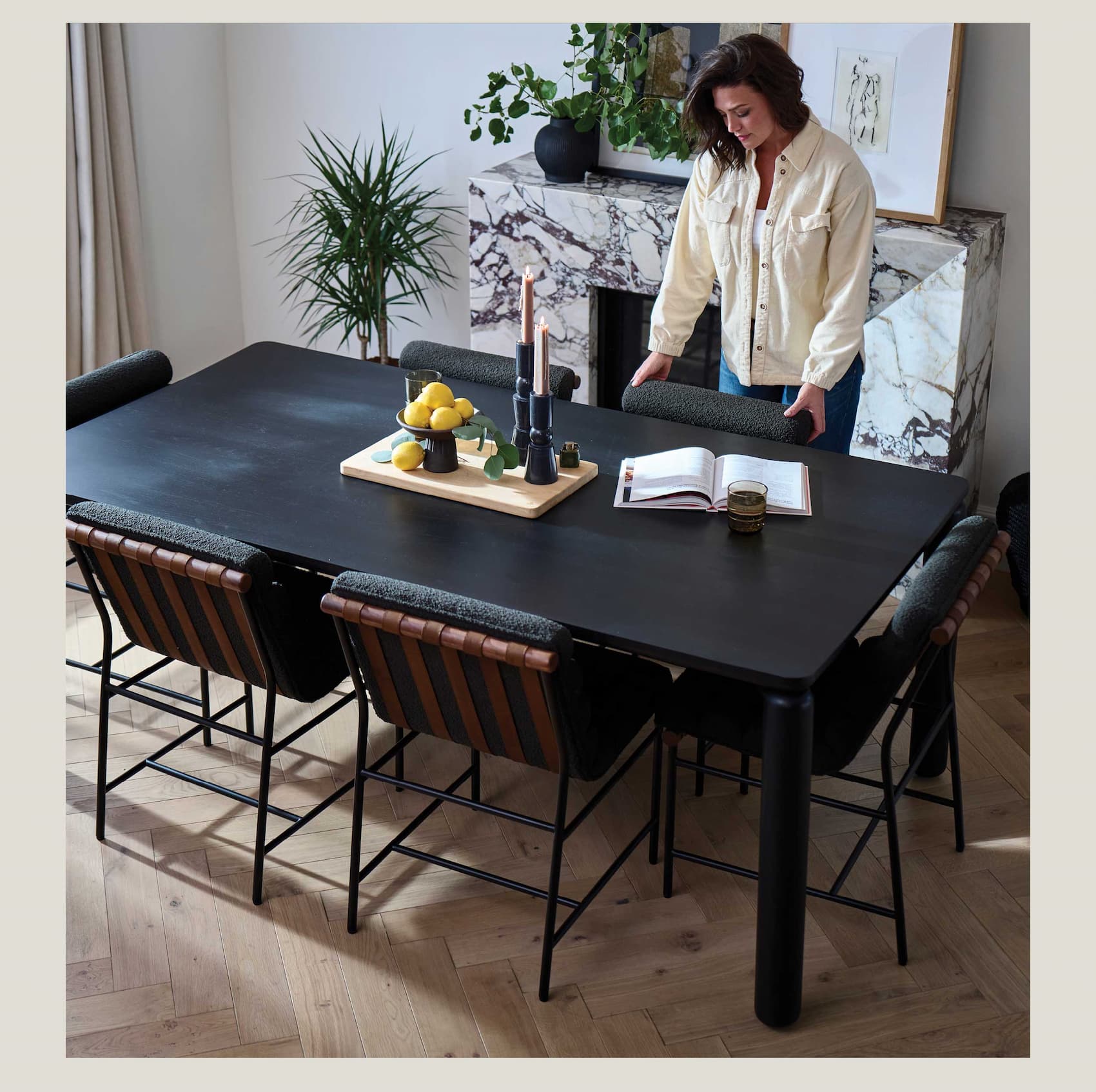 Dillon Dining Table & Vail Dining Chair 