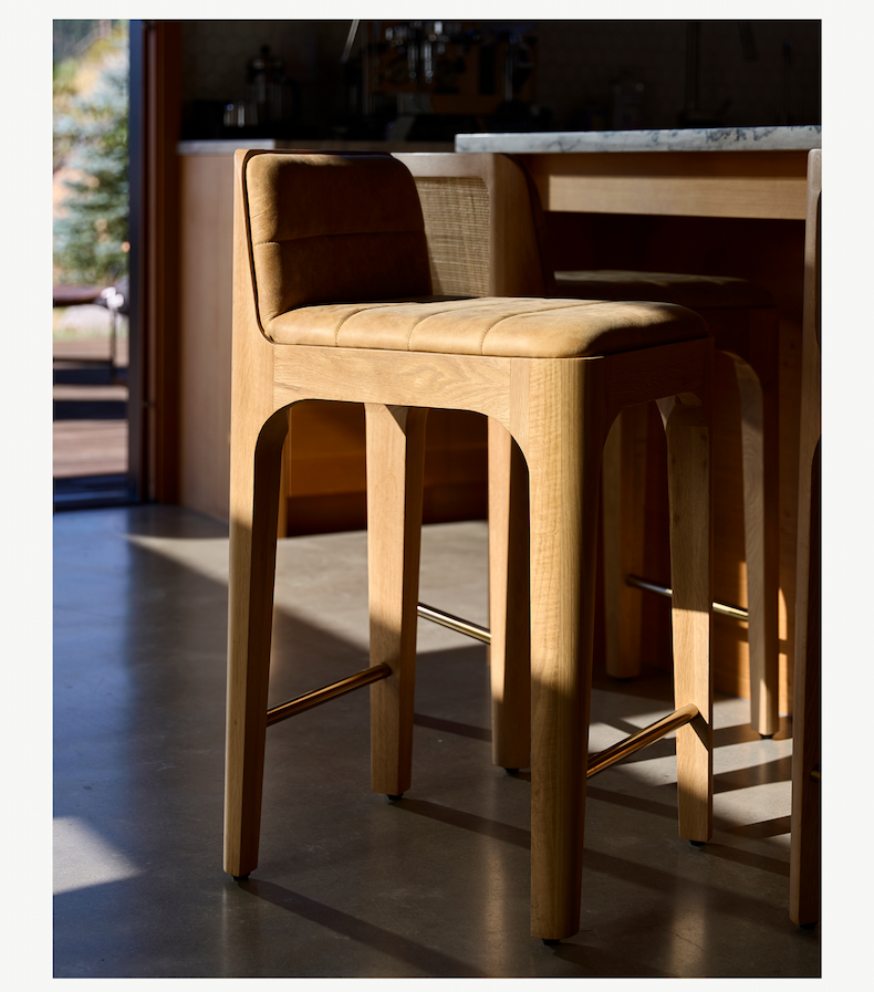 The Details in the Canyon Counter Stools