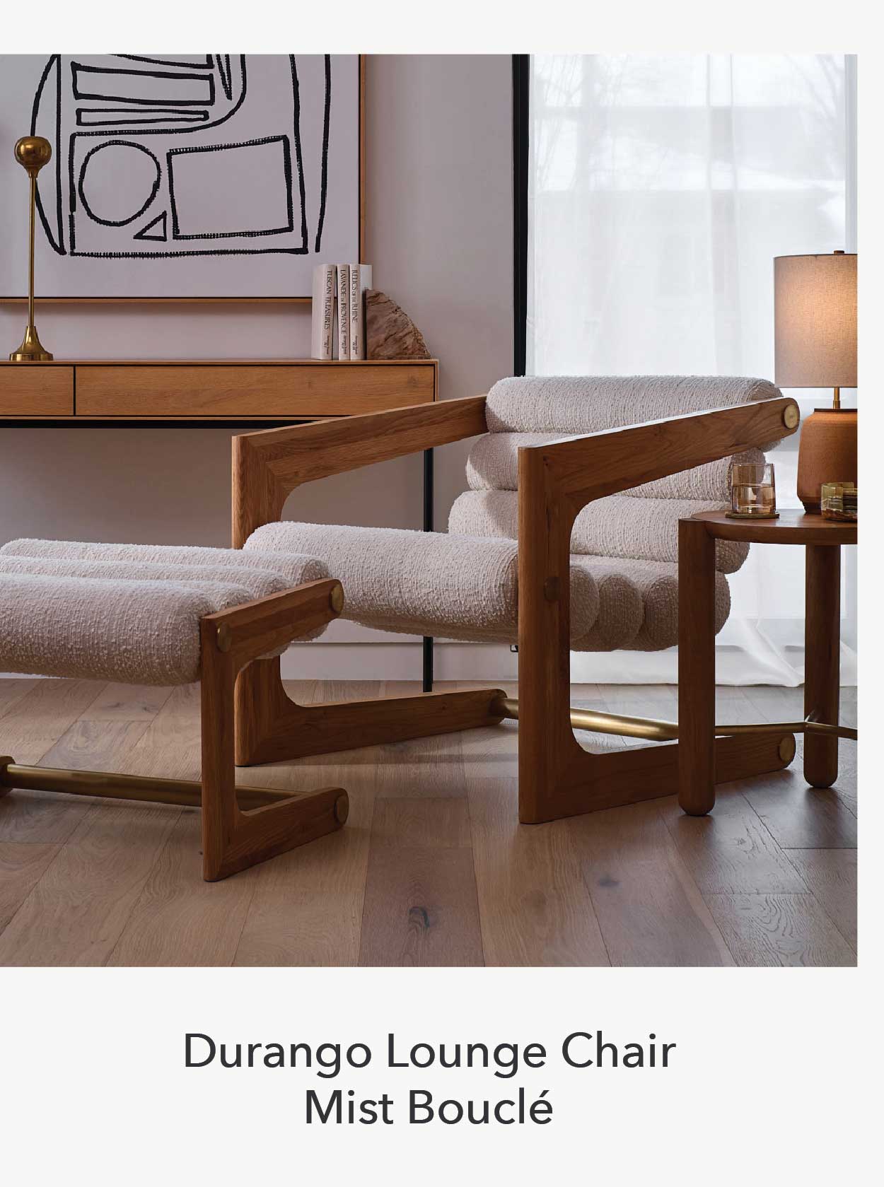 Durango Lounge Chair Mist Boucle 