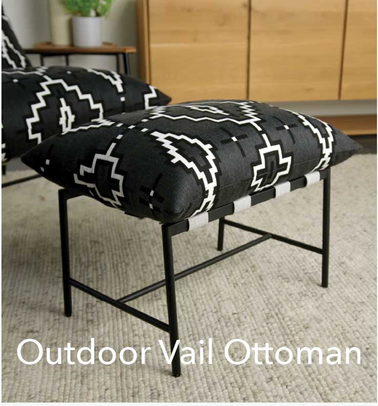 Outdoor Vail Ottoman 