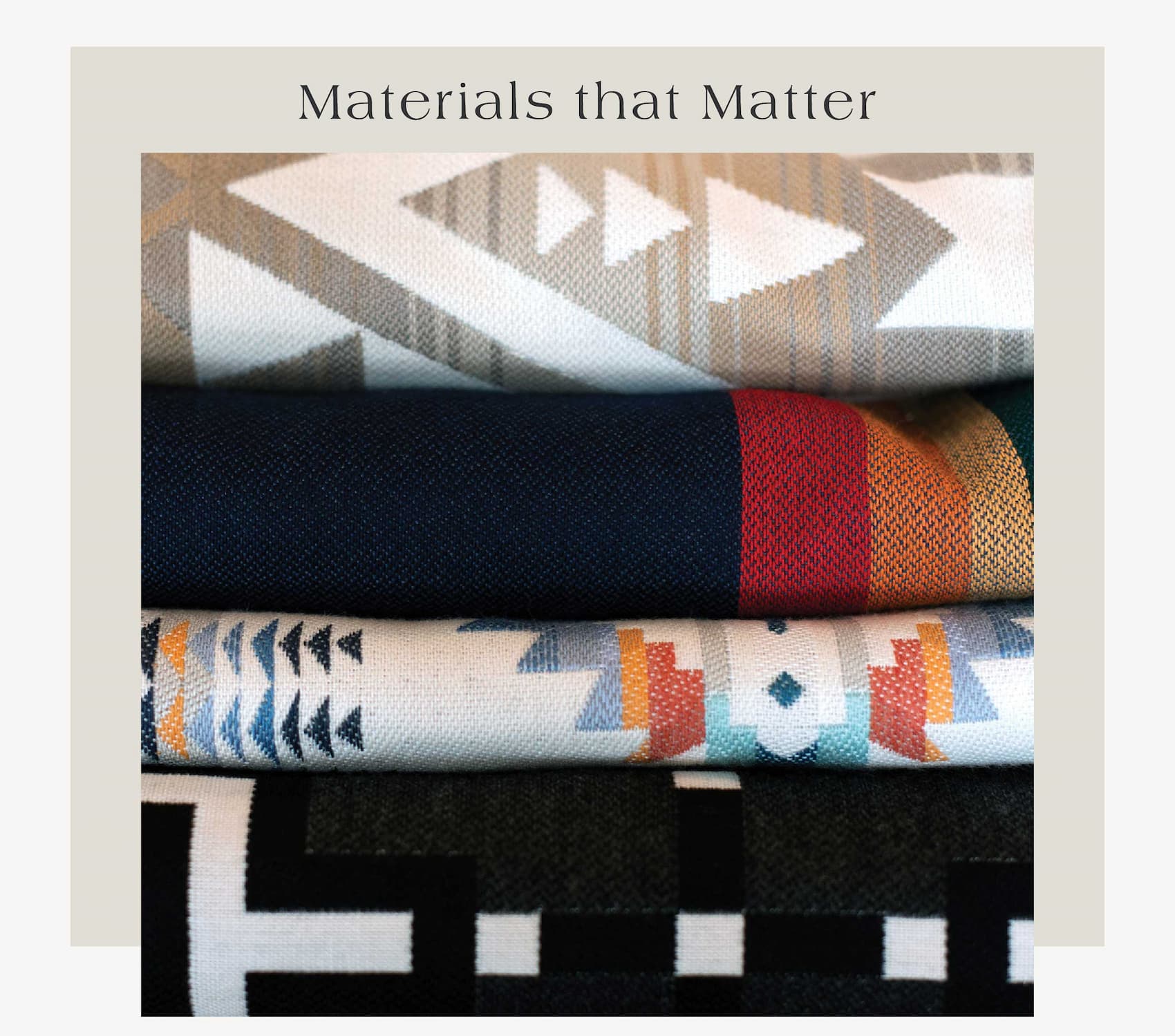 Materials that Matter
