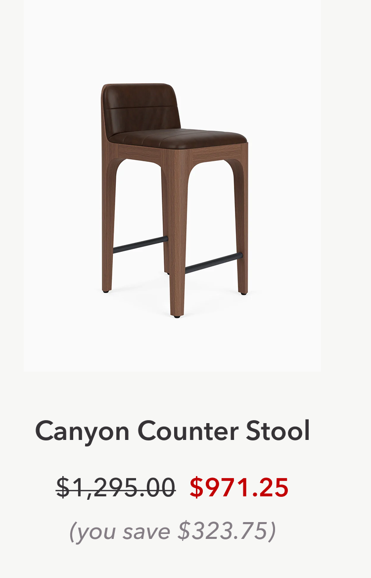 Save $323.75 on Canyon Counter Stool